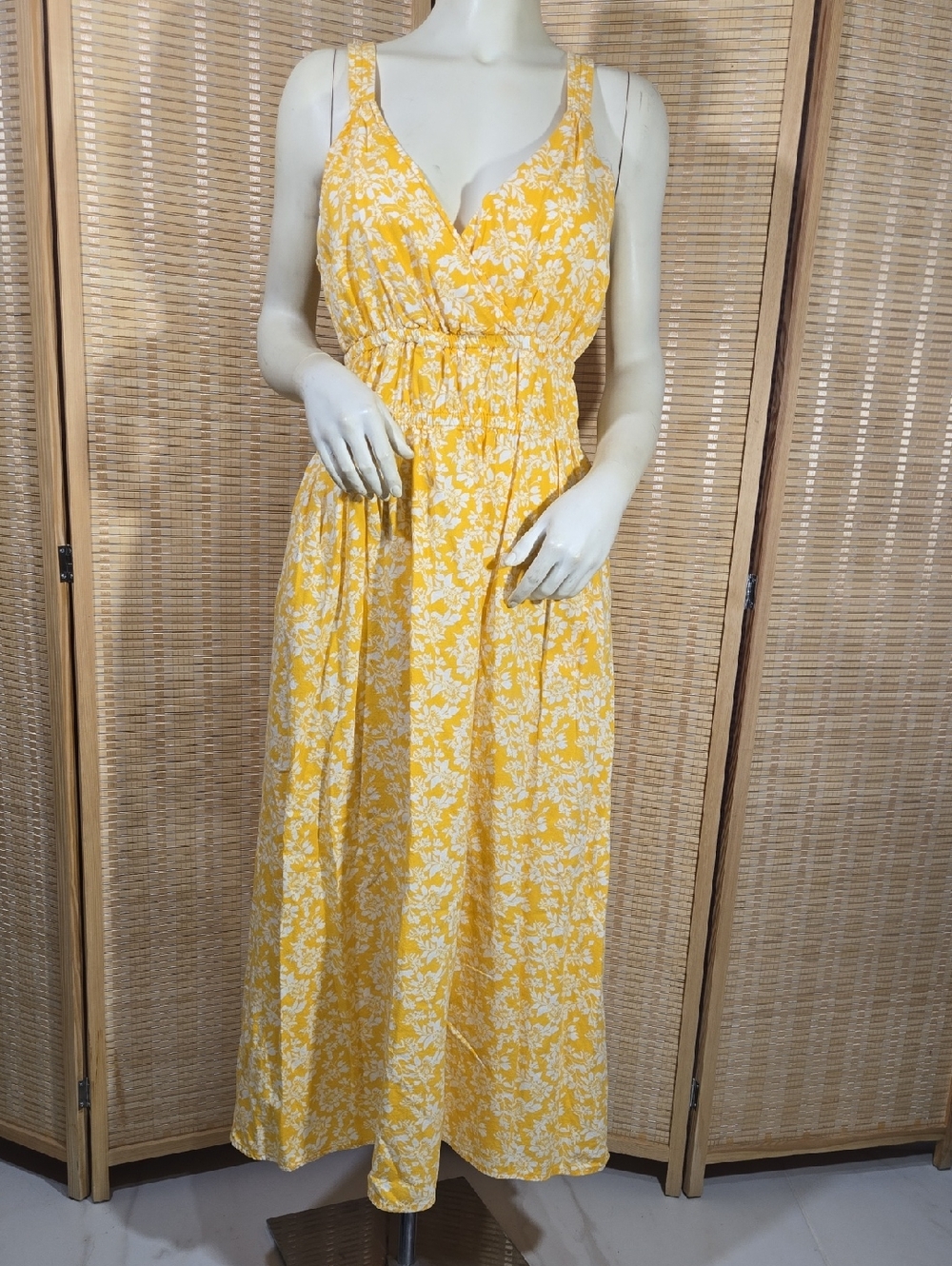 ☀️ Universal Thread Yellow Floral Maxi Dress | Cottagecore Boho Summer Dress ☀️